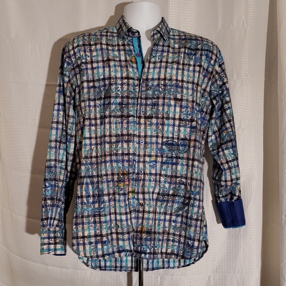 Visconti Black size M mens shirt.